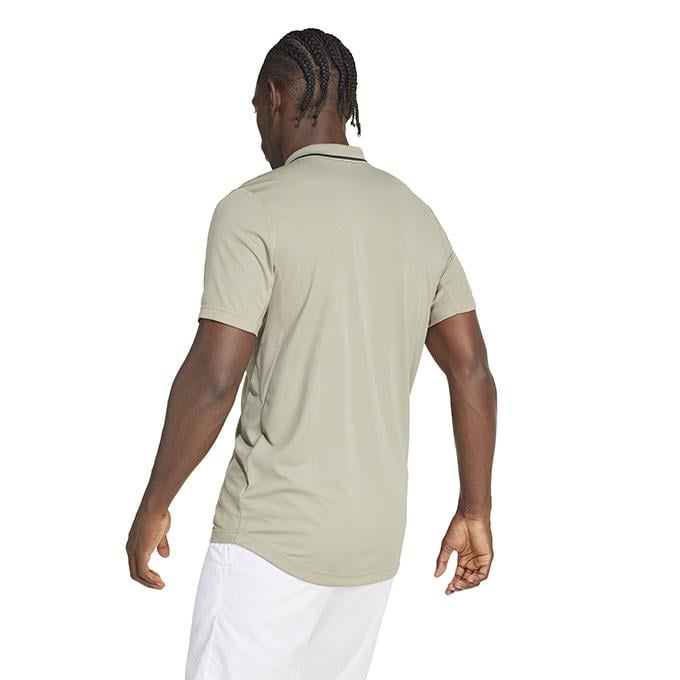 adidas Club Pıque Polo Erkek Silver Pebble T-Shirt
