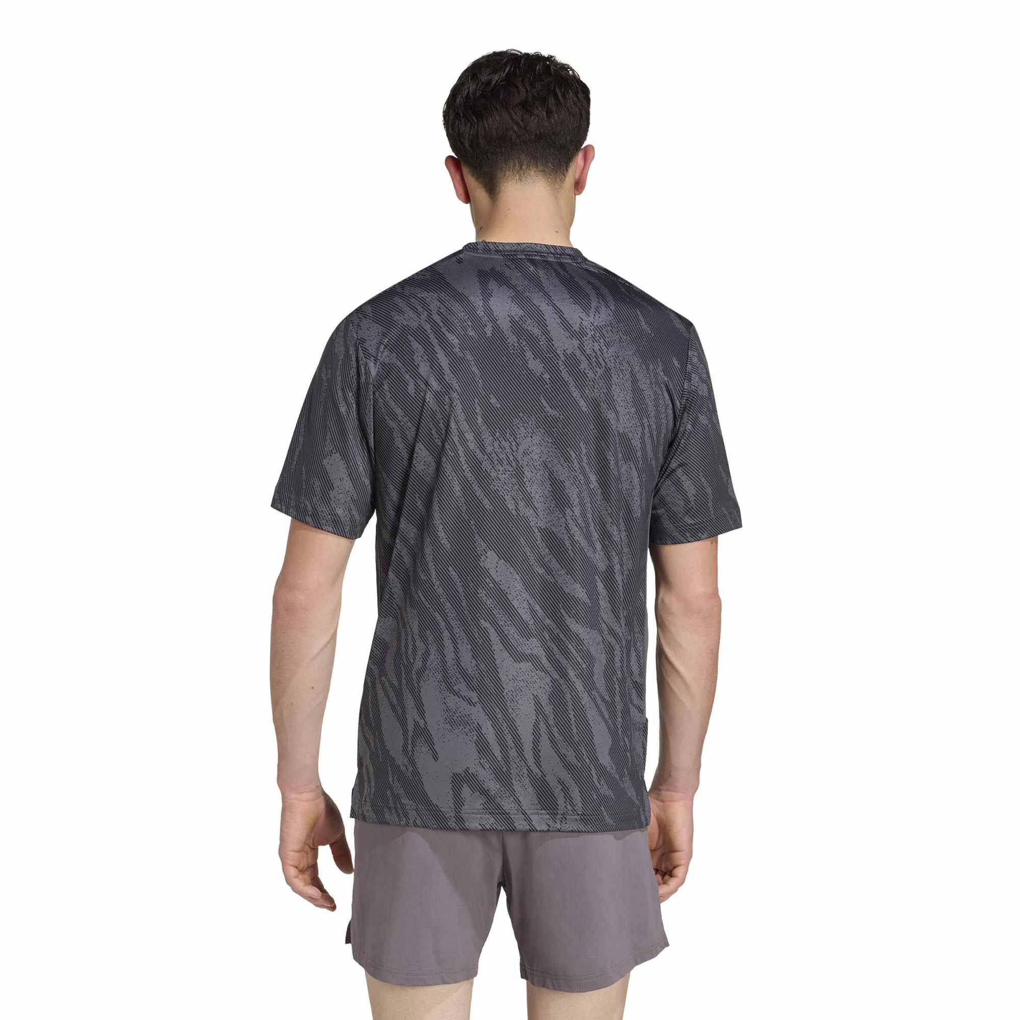 adidas Cool Intensity Workout Climacool Erkek T-Shirt - Füme