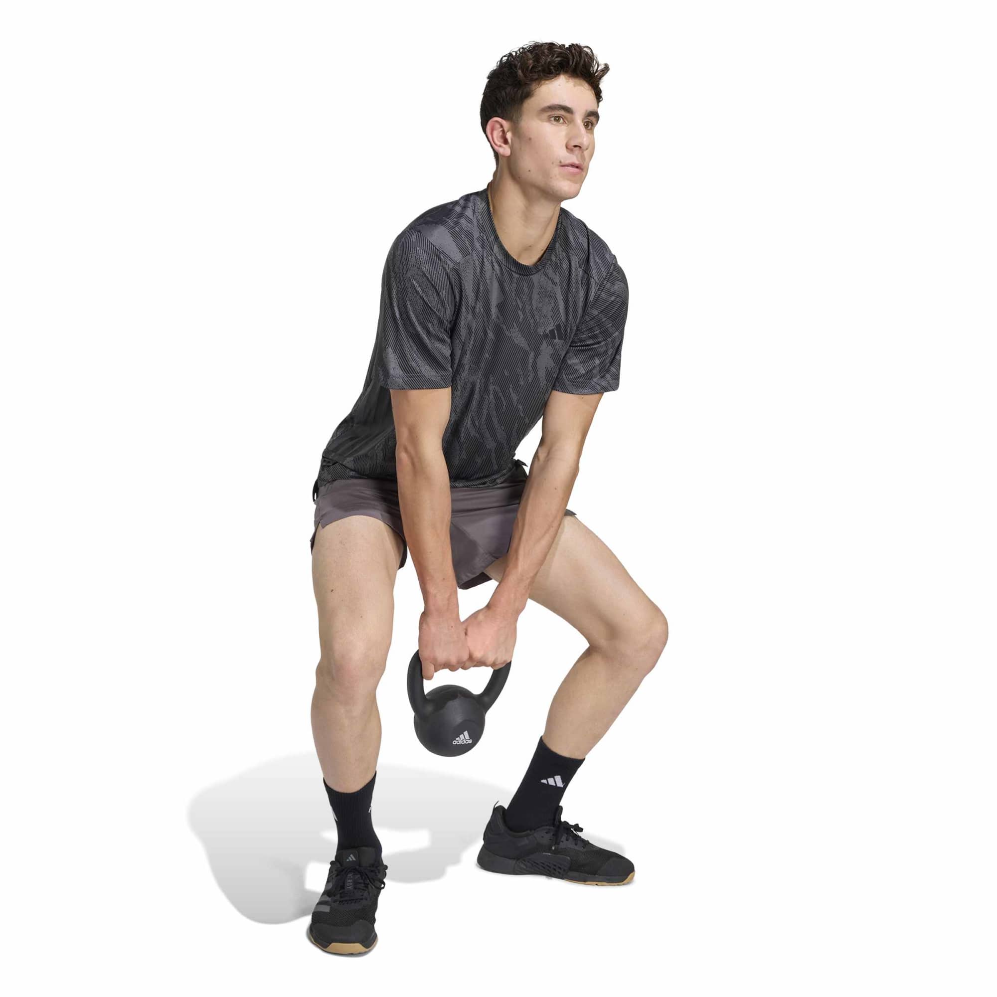 adidas Cool Intensity Workout Climacool Erkek T-Shirt - Füme