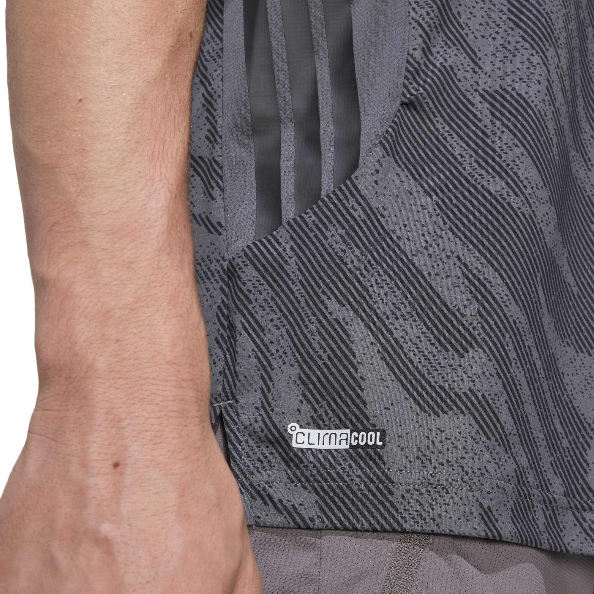 adidas Cool Intensity Workout Climacool Erkek T-Shirt - Füme
