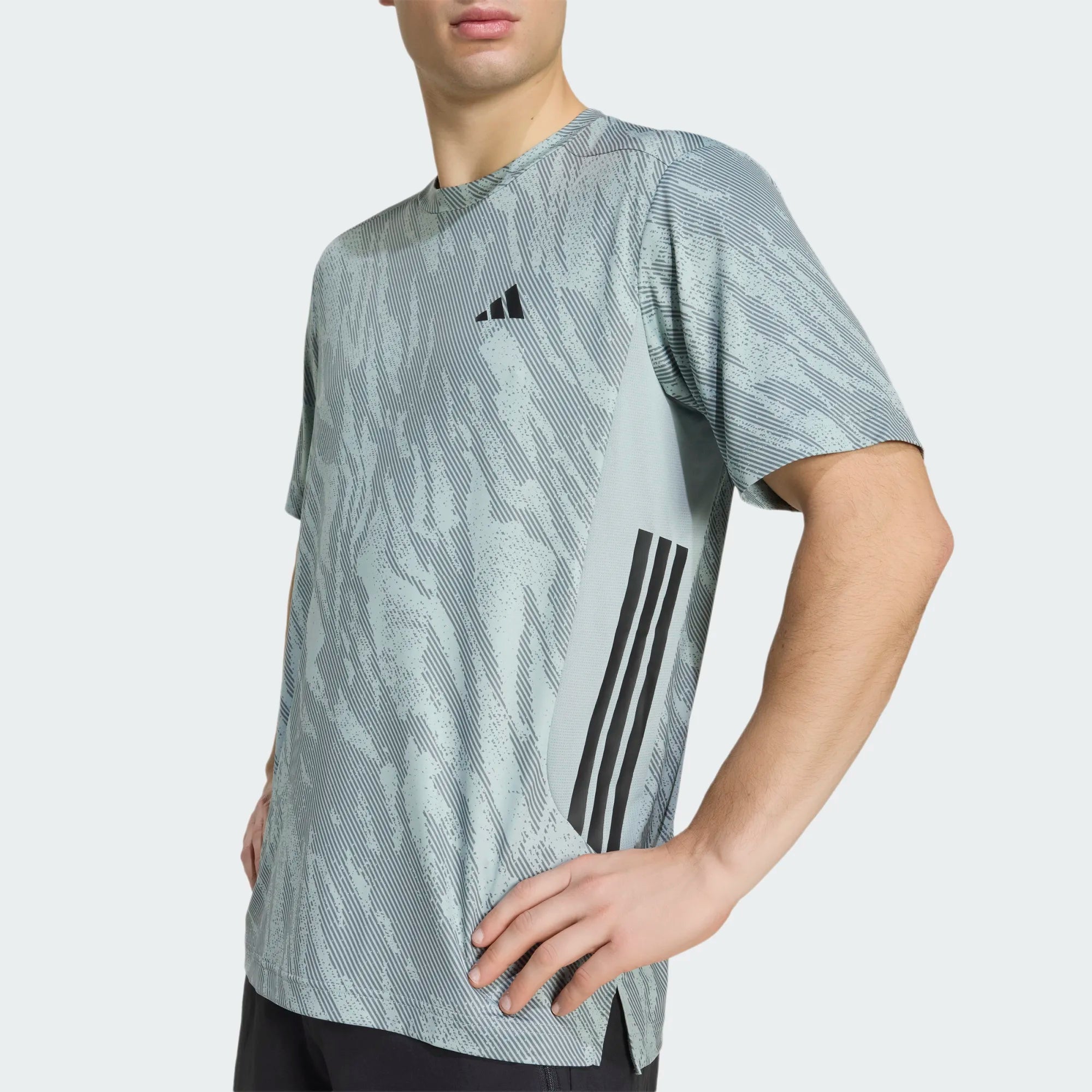 adidas Cool Intensity Workout Erkek Tişört - Yeşil
