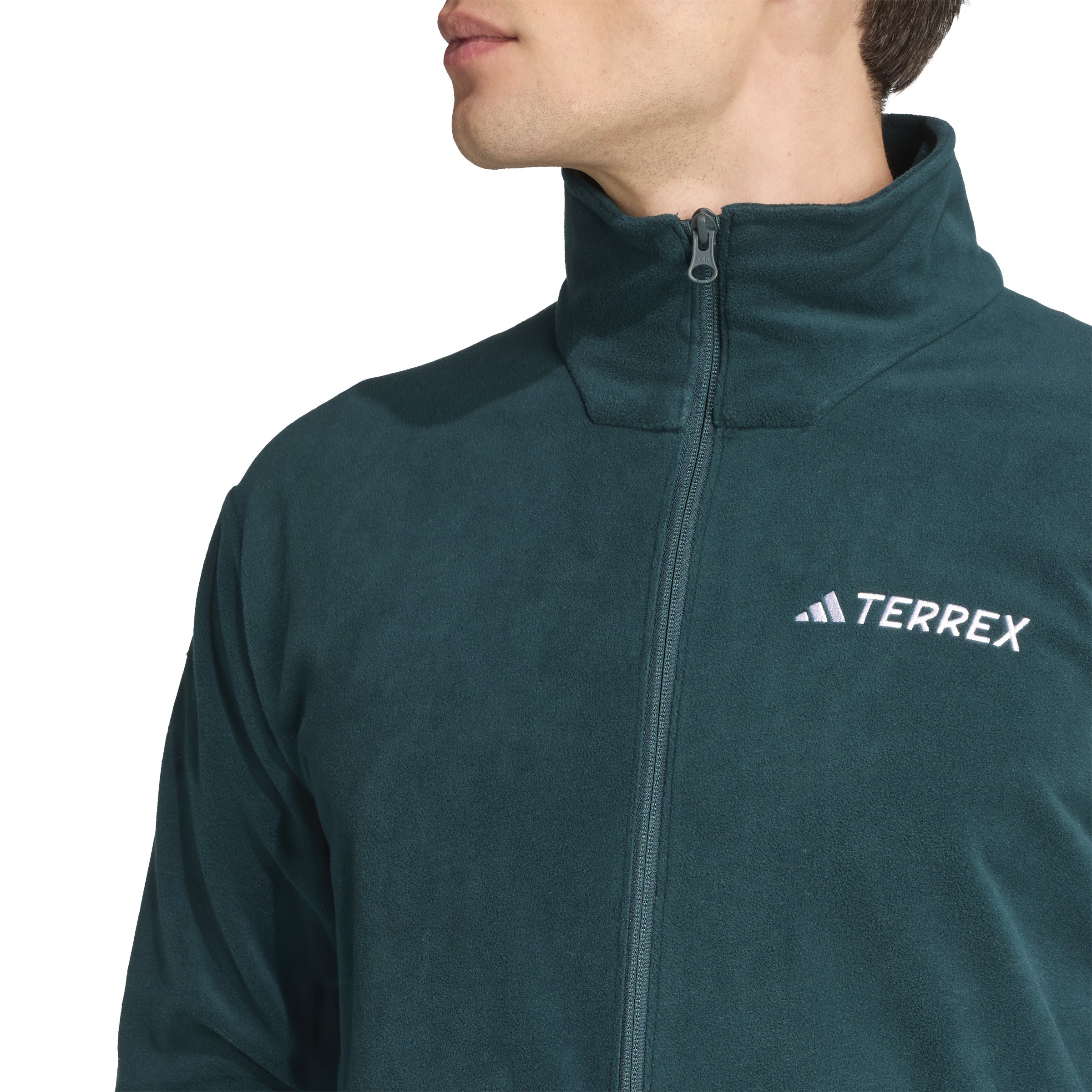adidas Multi Essentials Full Zip Erkek Mont - Yeşil