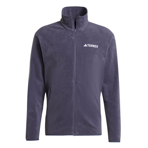 adidas Multi Essentials Full Zip Fleece Erkek Sweatshirt - Füme