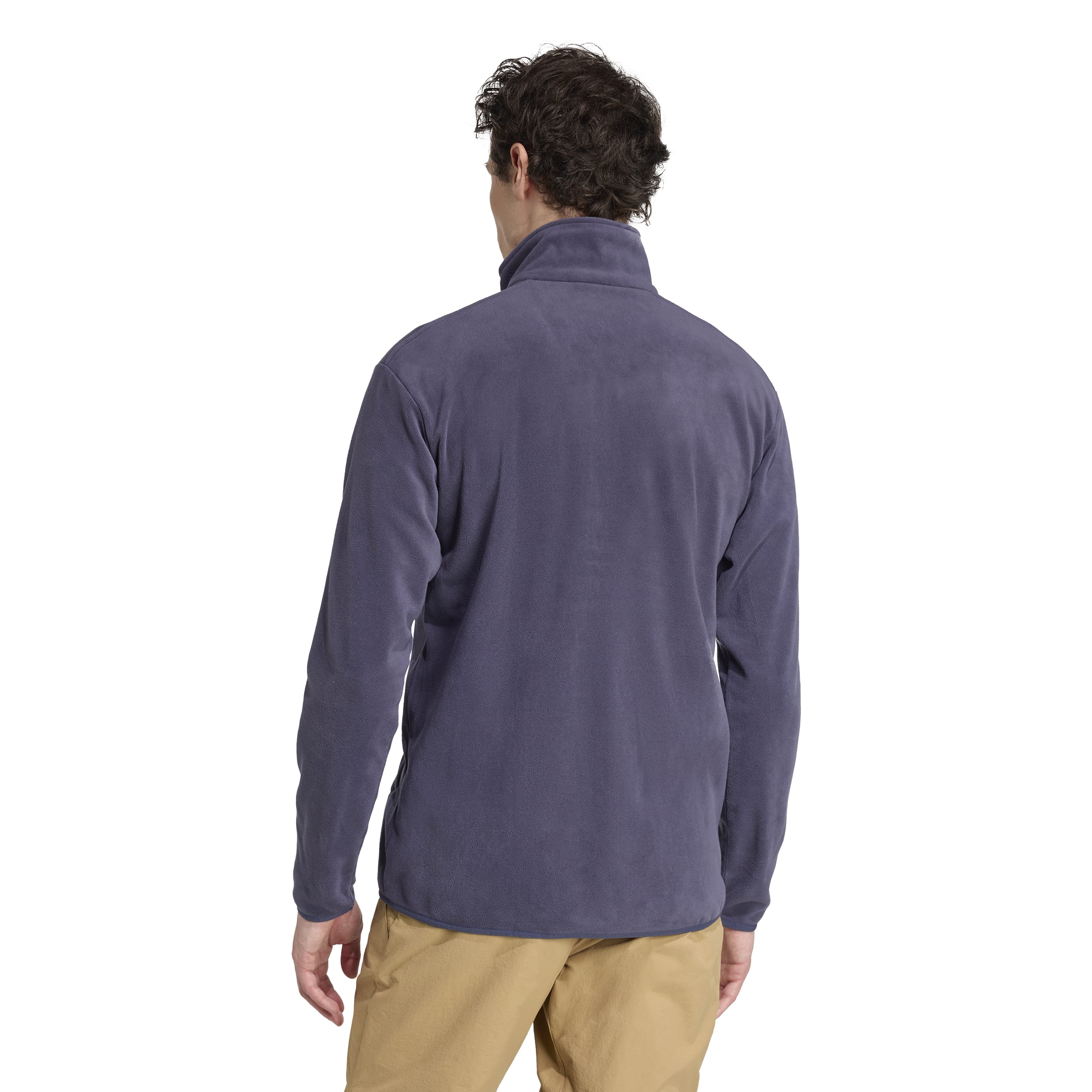 adidas Multi Essentials Full Zip Fleece Erkek Sweatshirt - Füme