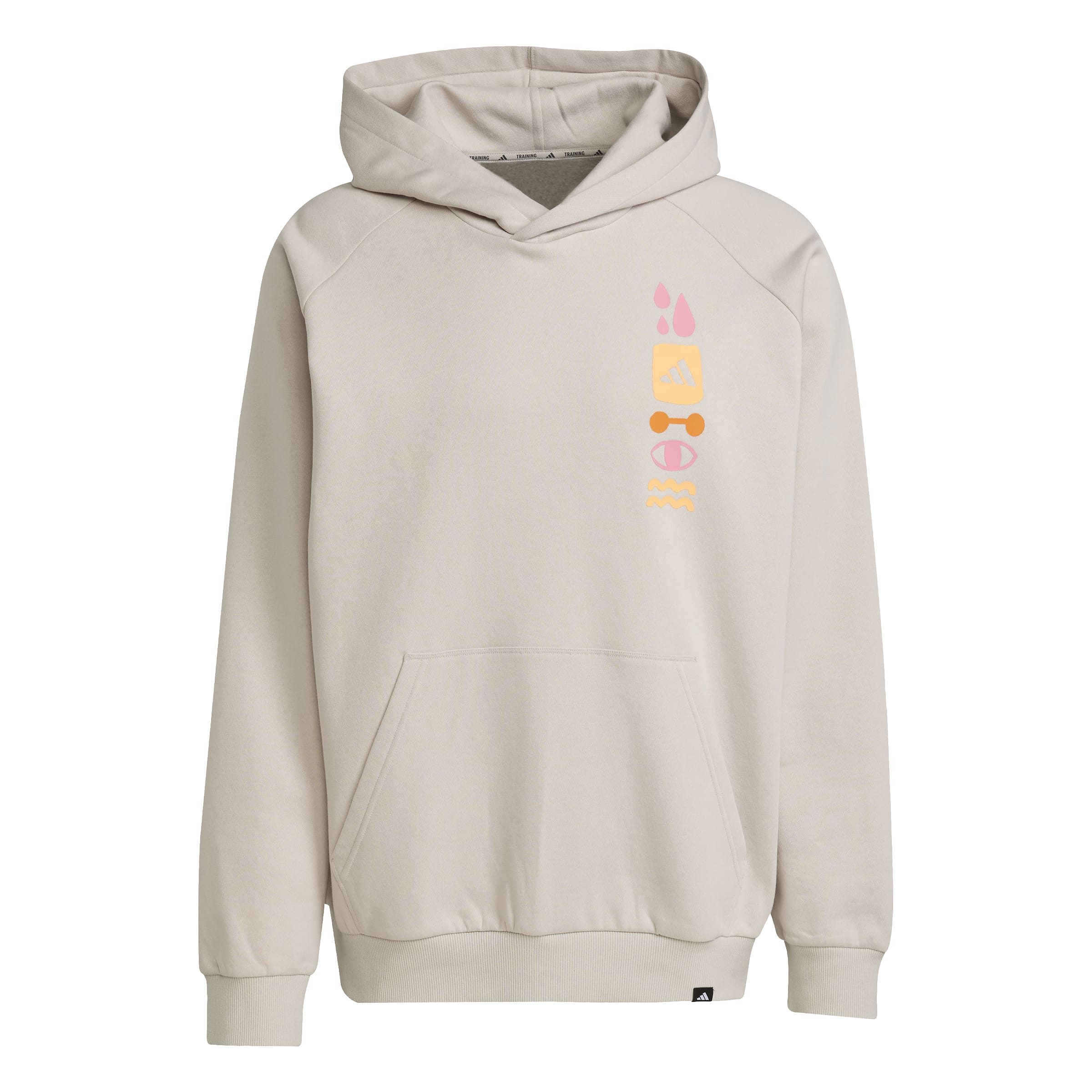 adidas Graphic Hoodie Erkek Sweat - Bej - görsel 3