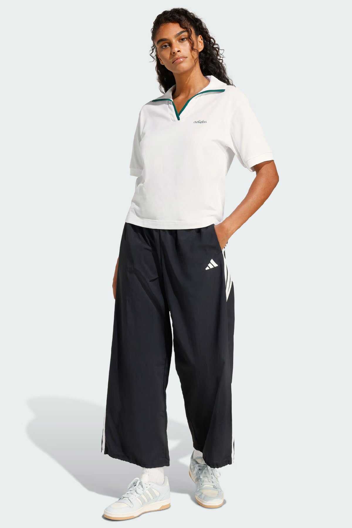 adidas Essentials Colorpop  Kadın Polo T-Shirt - Beyaz