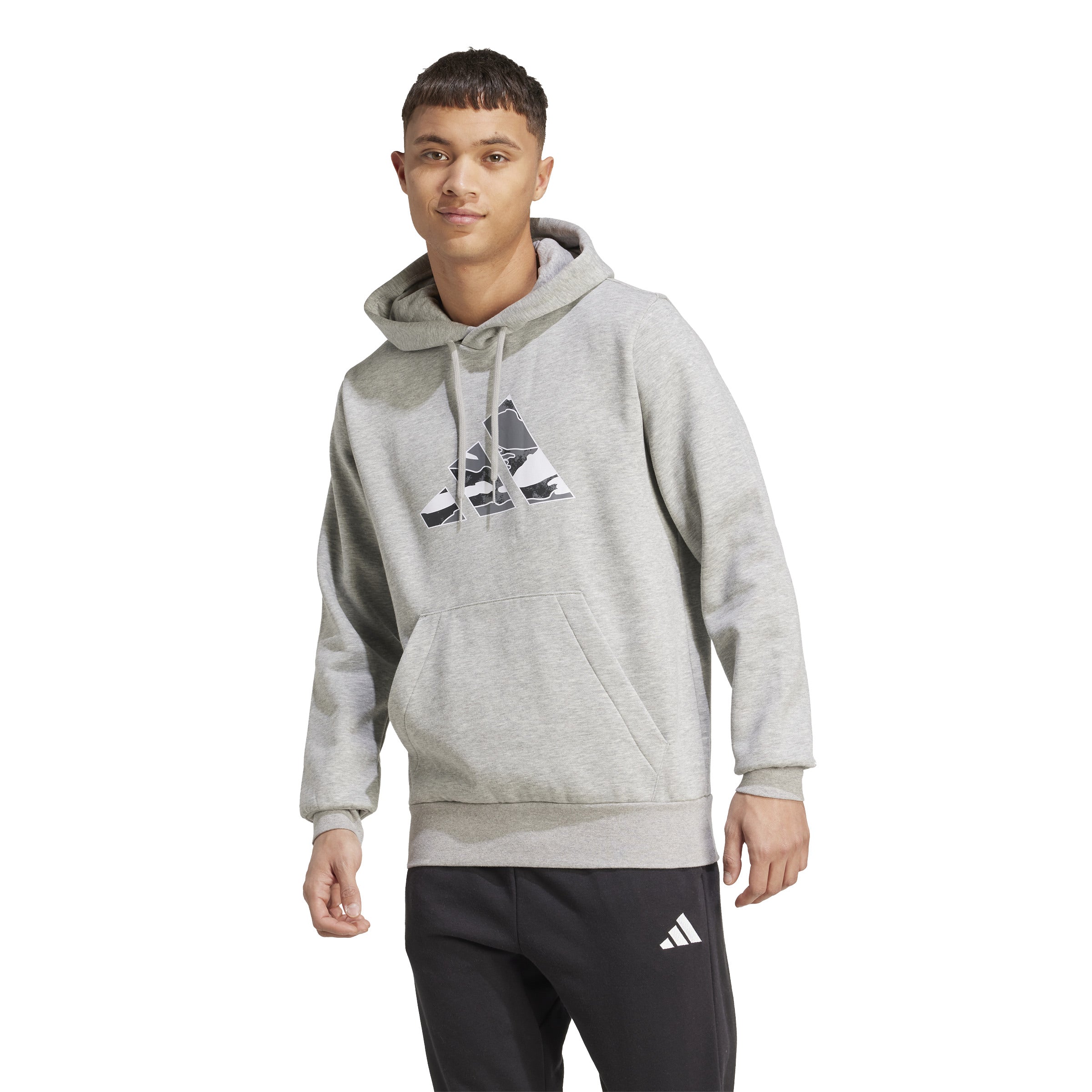 adidas Camo Graphic Erkek Sweat - Gri
