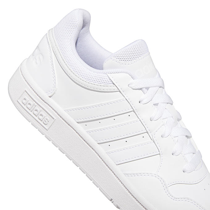adidas Hoops 3.0 Mid Lifestyle Basketball Low Unisex Ftwr White Sneaker
