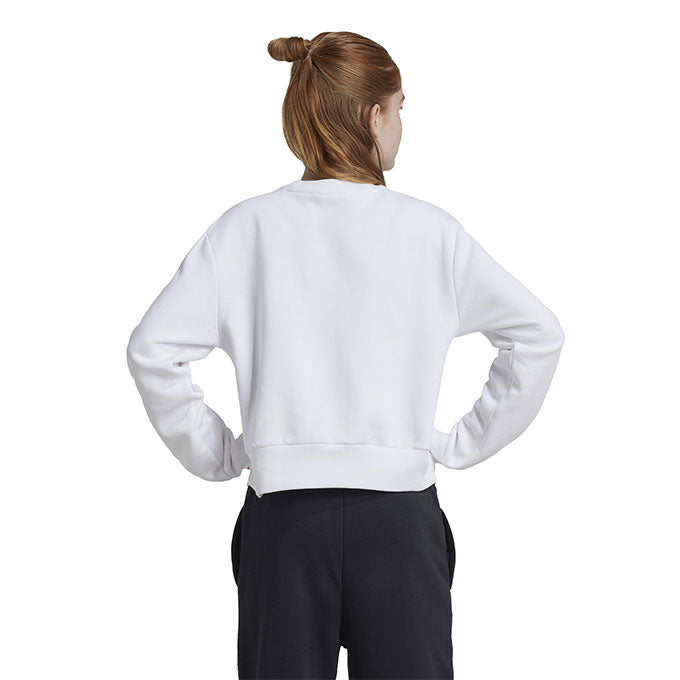 adidas Glam Crew Kız Çocuk Sweatshirt - Beyaz