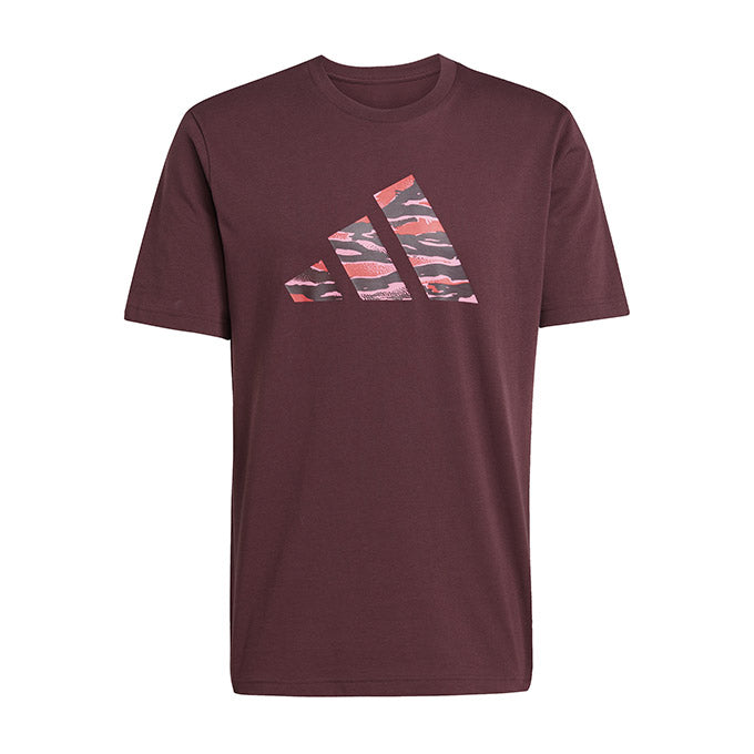 adidas Camo Logo Bordo Erkek T-Shirt
