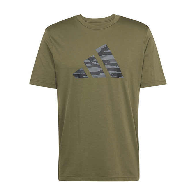 adidas Camo Logo Erkek T-Shirt - Yeşil