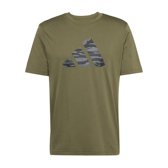adidas Camo Logo Yeşil Erkek T-Shirt