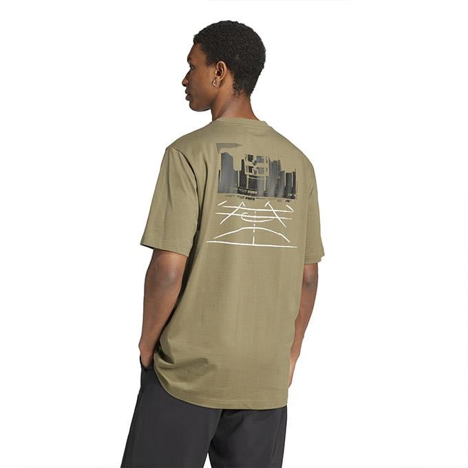 adidas C Photo Yeşil Erkek T-Shirt