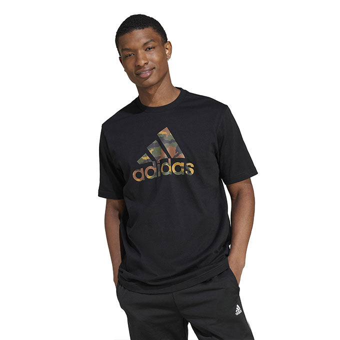 adidas Camo Badge of Sports Siyah Erkek T-Shirt