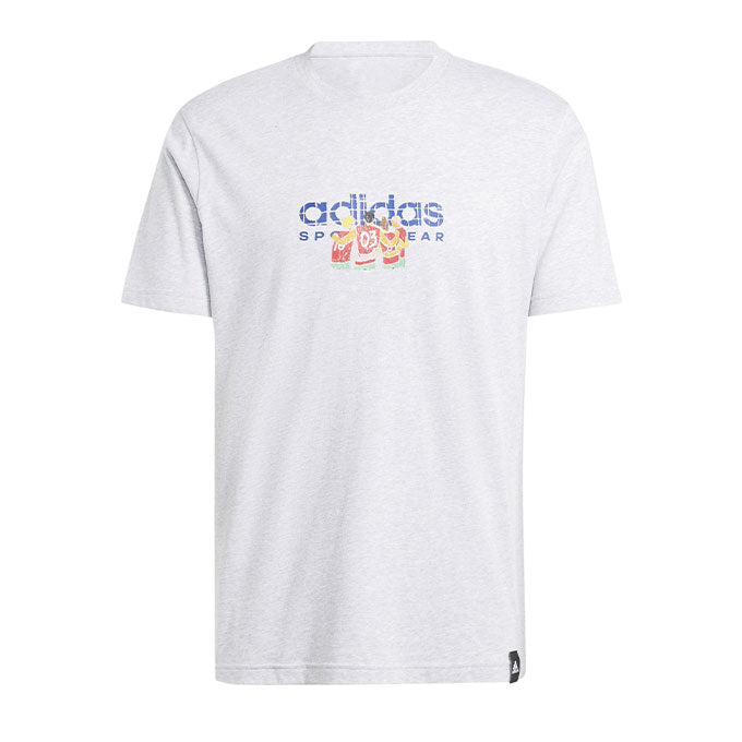 adidas Codes SPW Logo Gri Erkek T-Shirt