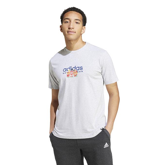 adidas Codes SPW Logo Gri Erkek T-Shirt