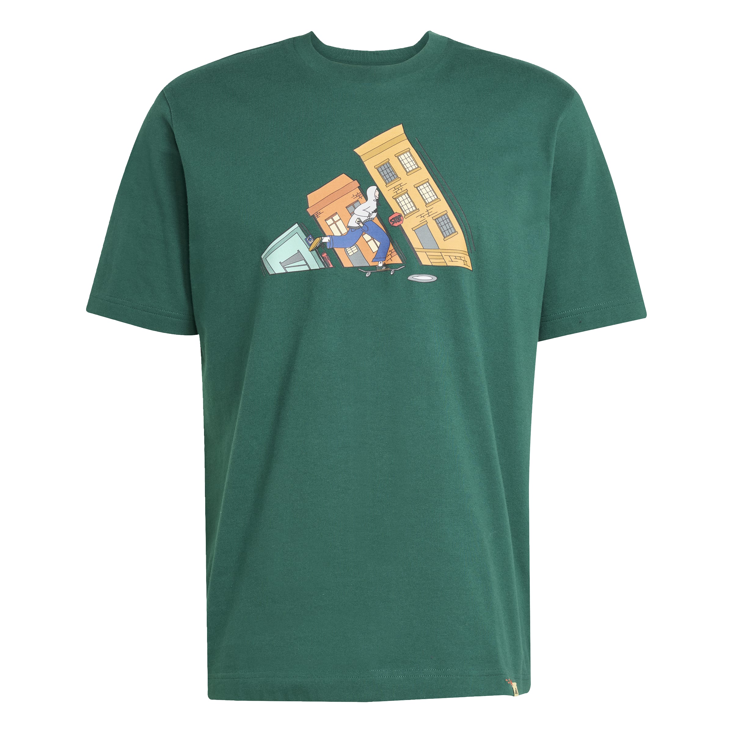 adidas DDL Skate Yeşil Erkek T-Shirt
