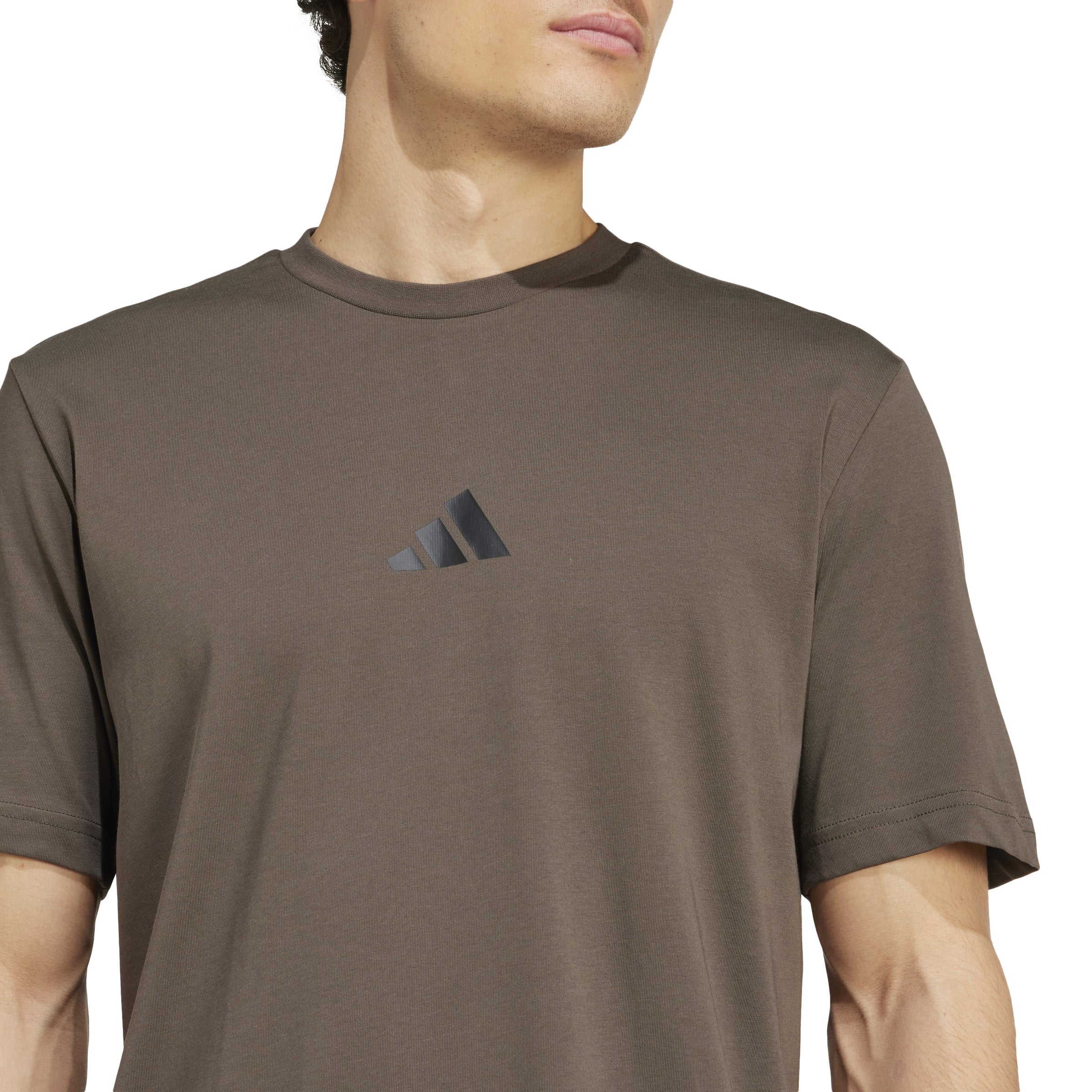 adidas Strength Graphic Yeşil Erkek T-Shirt