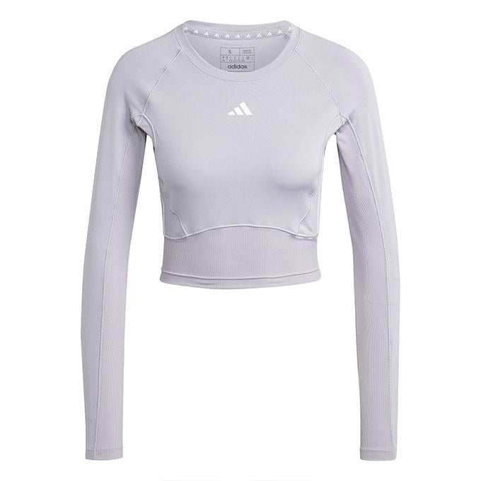 adidas MAT Mix Long Sleeve Gri Kadın T-Shirt