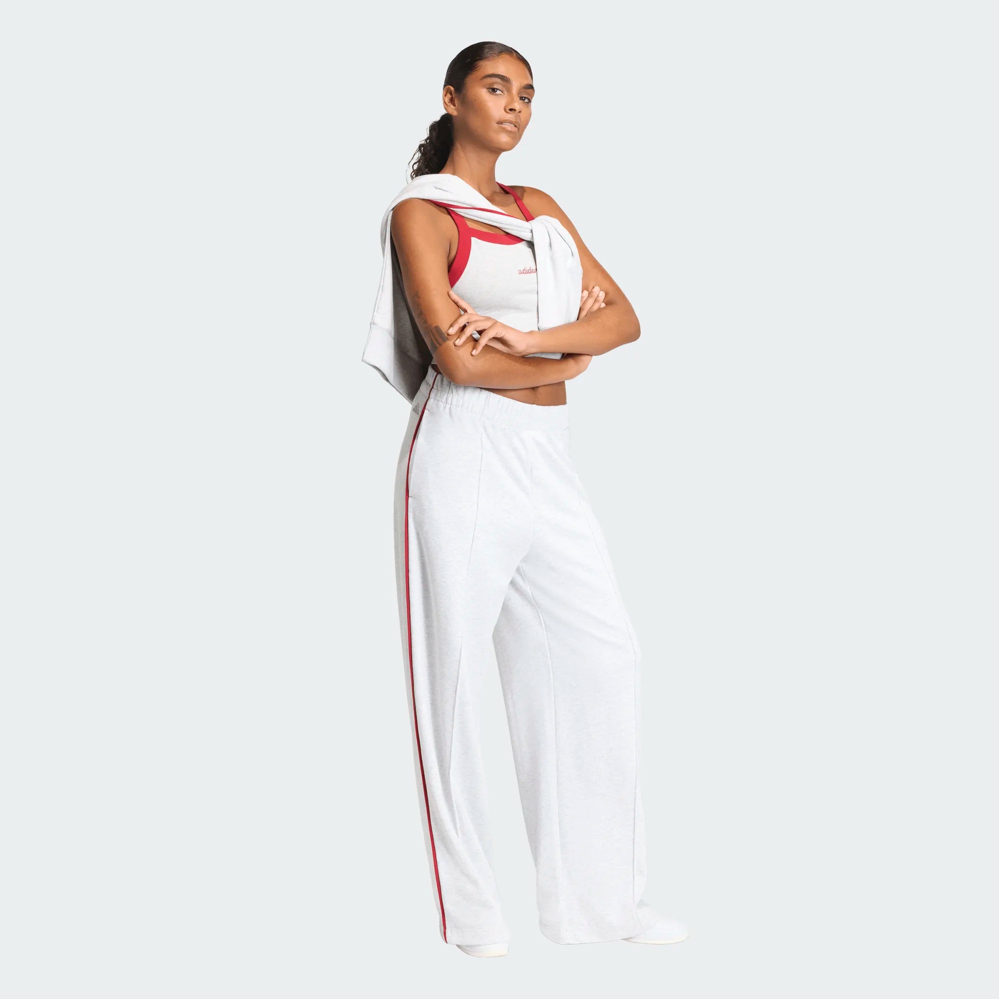 adidas Seasonal Essentials Colourpop Kadın Eşofman Alt - Açık Gri