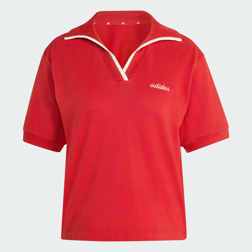 adidas  Seasonal Essentials Colourpop Kadın Polo T-Shirt - Bordo