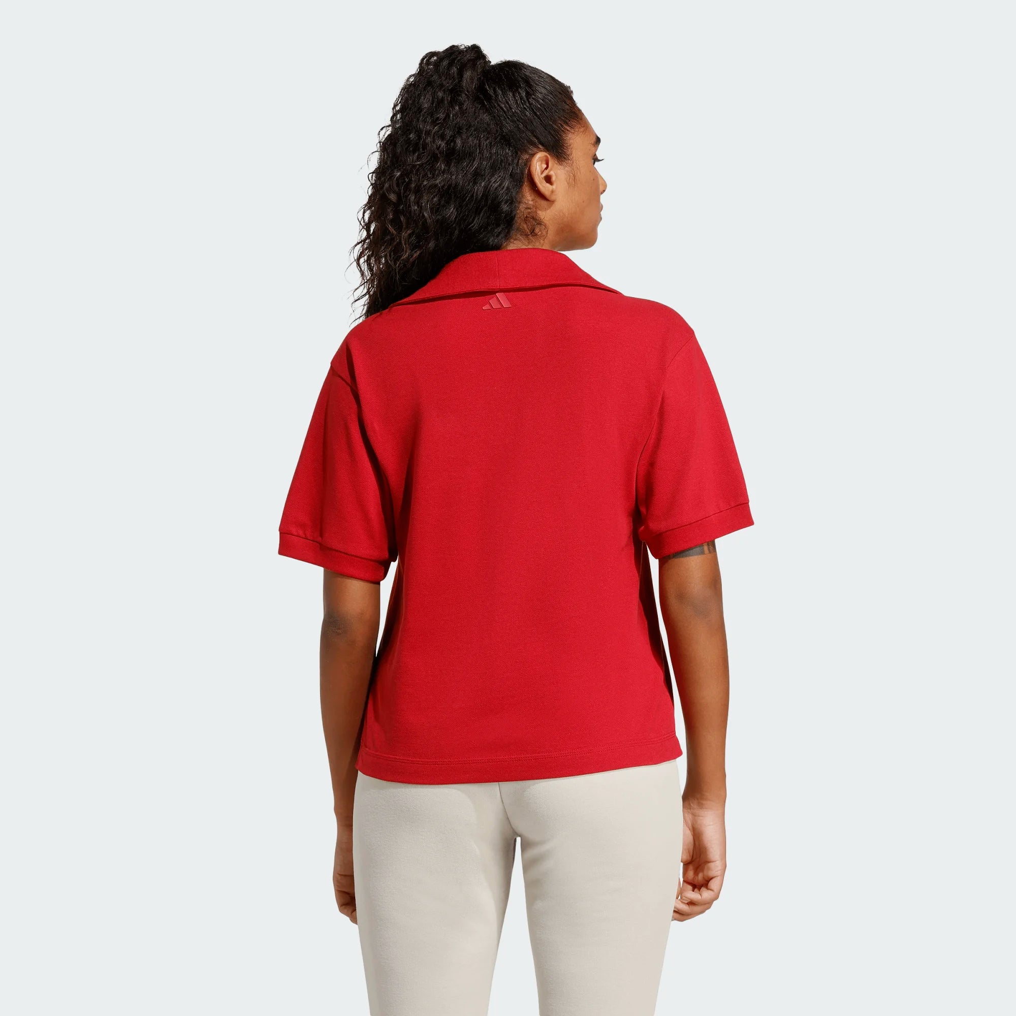 adidas Seasonal Essentials Colourpop Kadın Tişört - Bordo