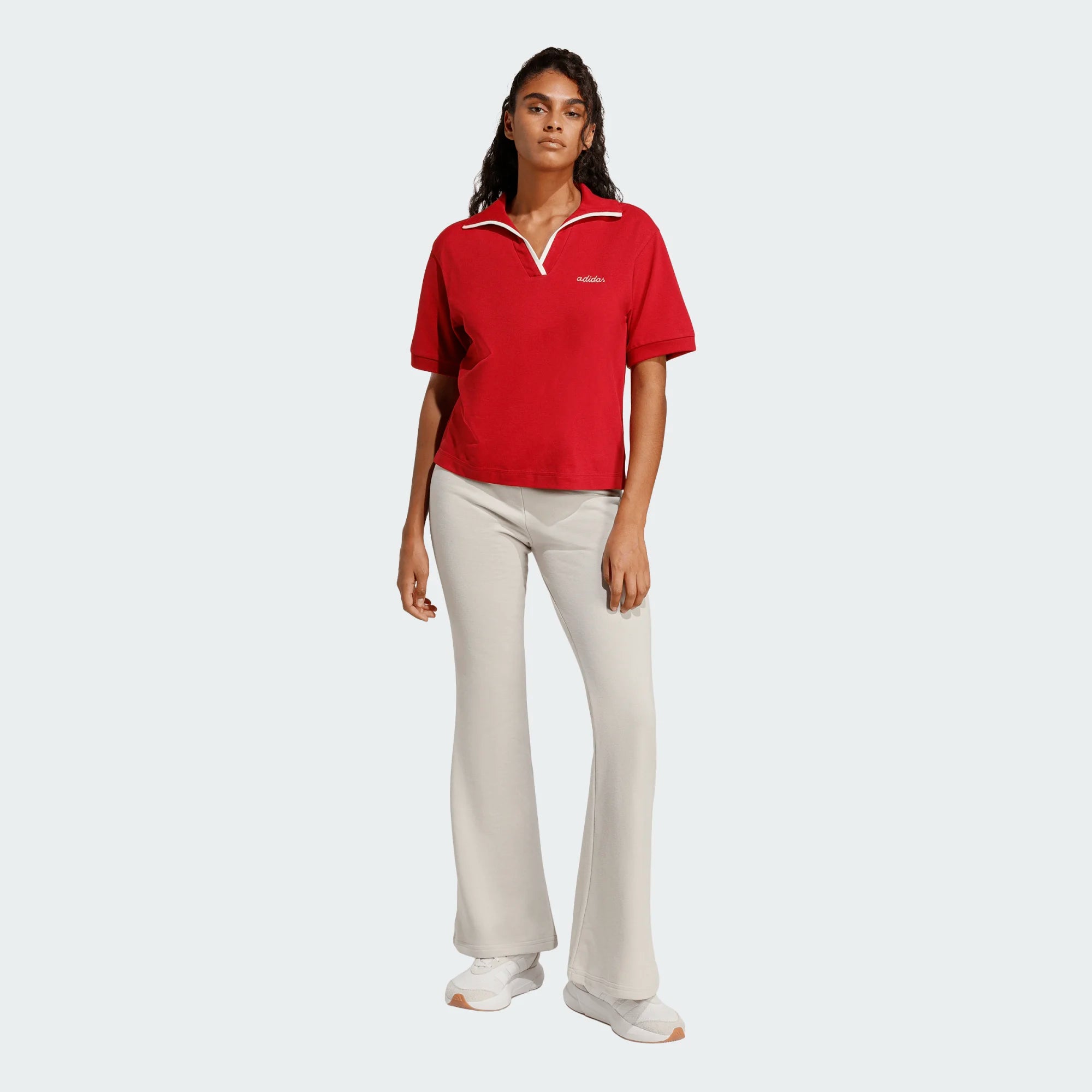 adidas Seasonal Essentials Colourpop Kadın Tişört - Bordo