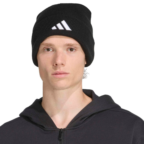 adidas New Logo Unisex Bere - Siyah-Beyaz