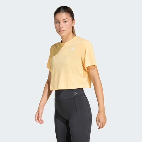 adidas Train Essentials Boxy Workout  Kadın T-Shirt - Sarı