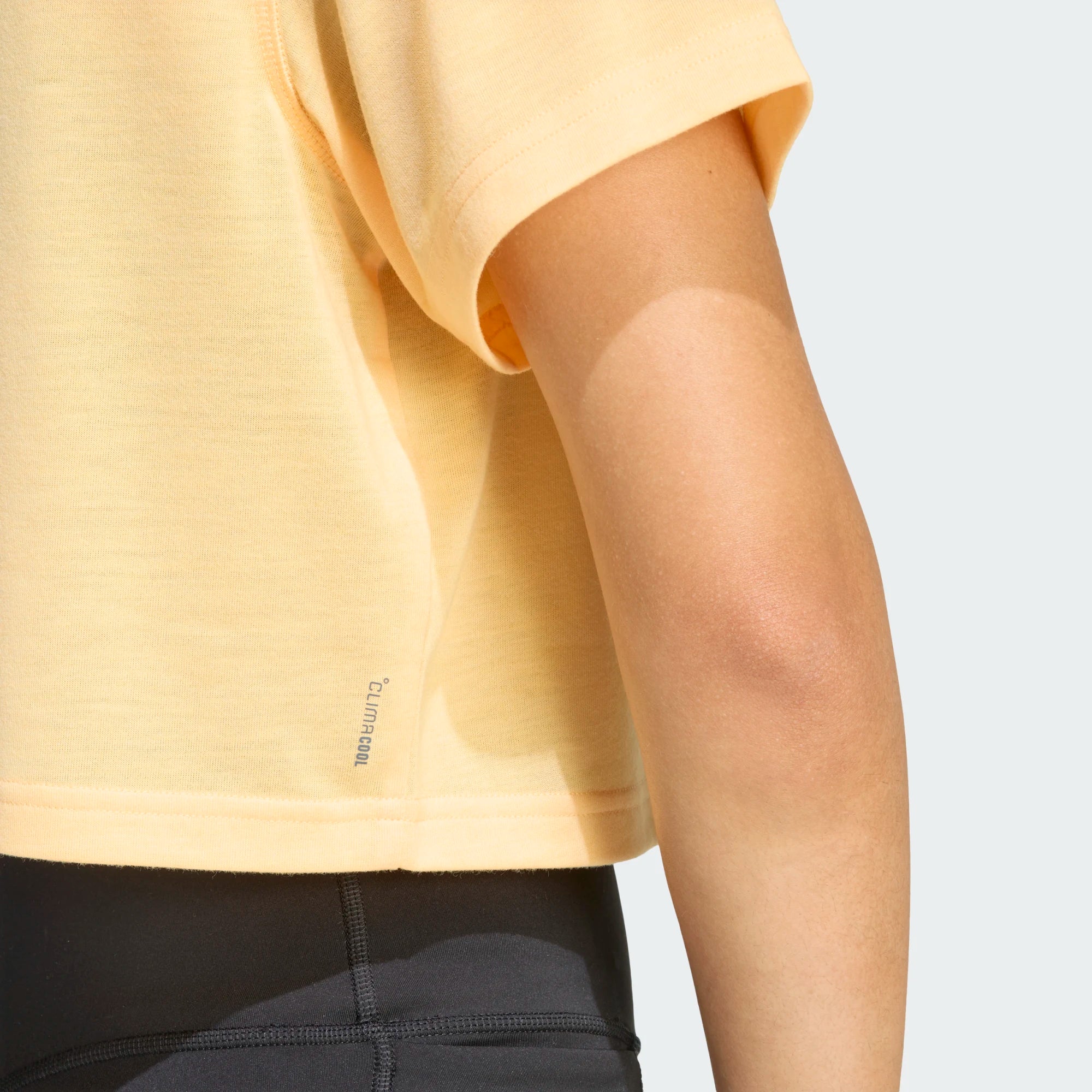 adidas Train Essentials Boxy Workout  Kadın T-Shirt - Sarı