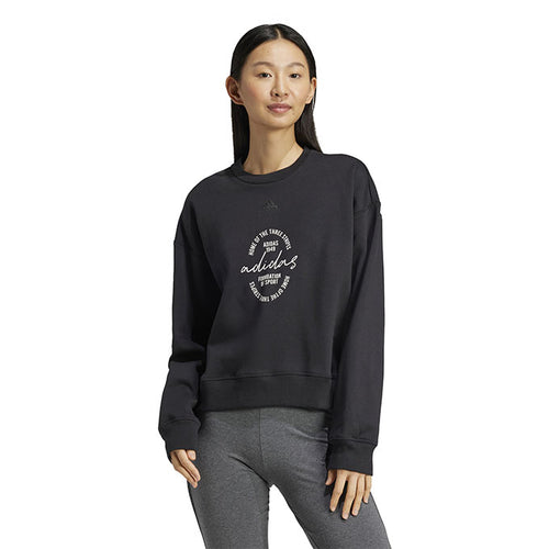 adidas BLUV Q3 SWT Kadın Sweatshirt - Siyah