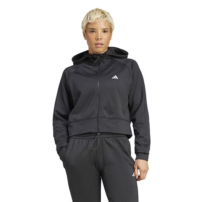 adidas GG Full Zip Hoodie Siyah Kadın Mont