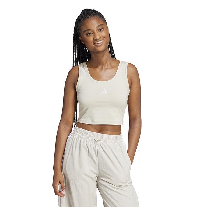 adidas Super Light SJ Tank Bej Kadın Atlet