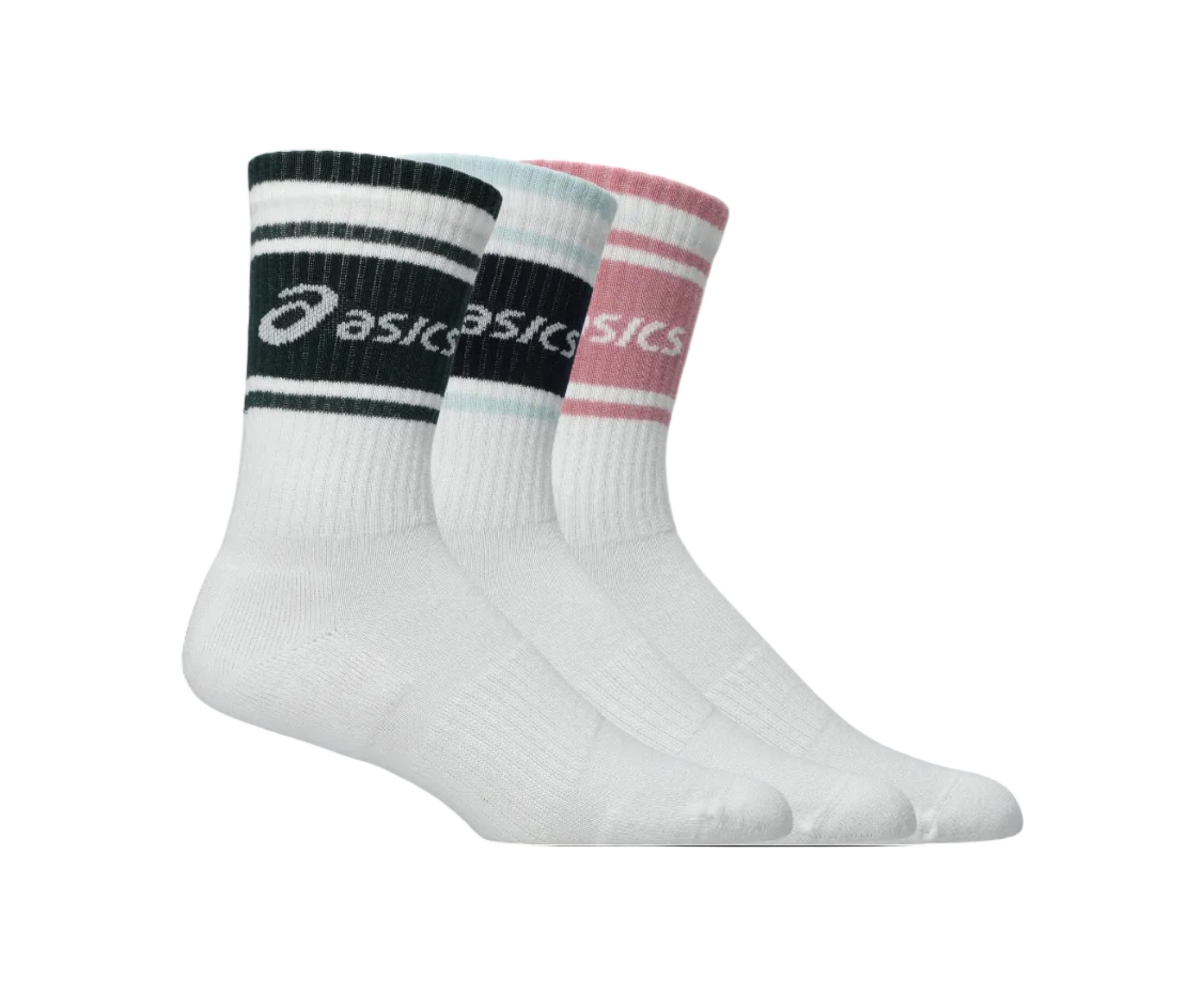 Asics  3 Pack Logo Crew Sock Unisex Çorap - Beyaz