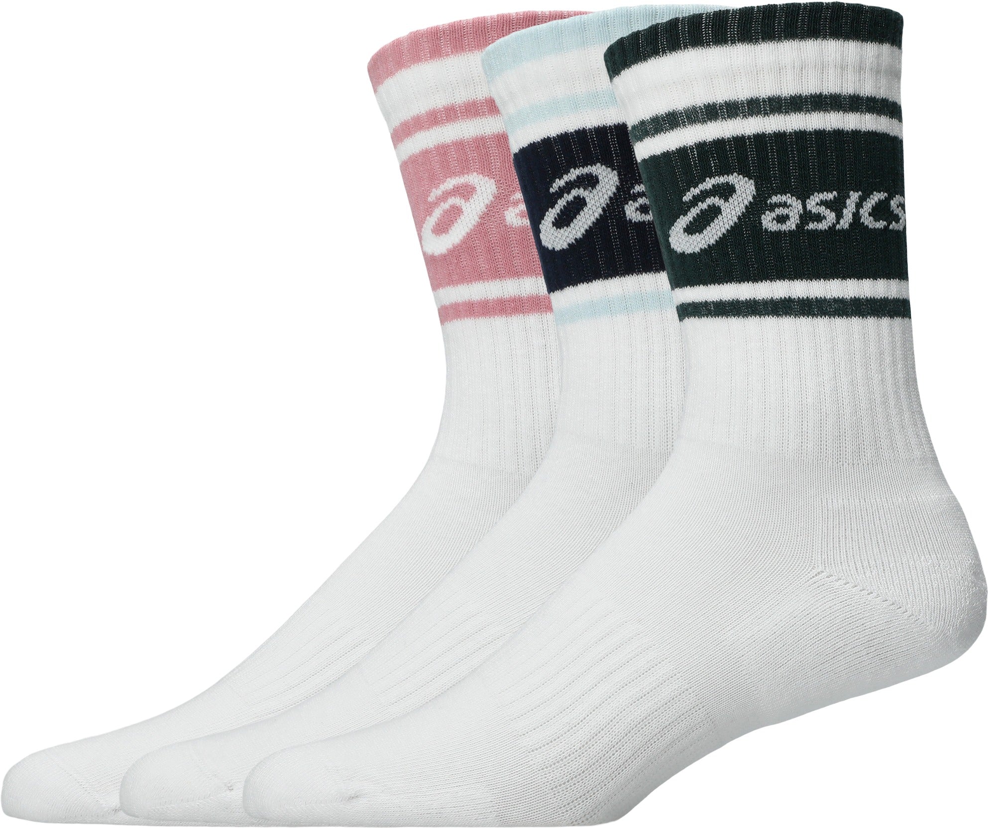 Asics  3 Pack Logo Crew Sock Unisex Çorap - Beyaz
