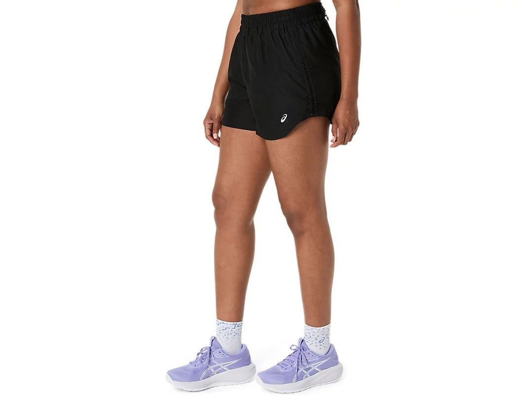 Asics  Nagino Run Adjustable 4 inch Kadın Şort - Siyah