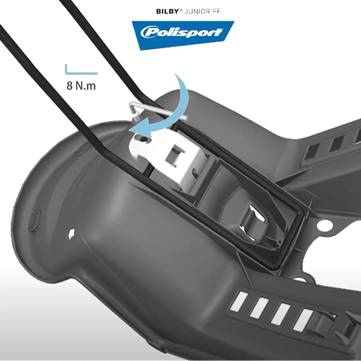 Asistan Polisport Bilby Junior FF Gri Unisex Çocuk Taşıyıcısı