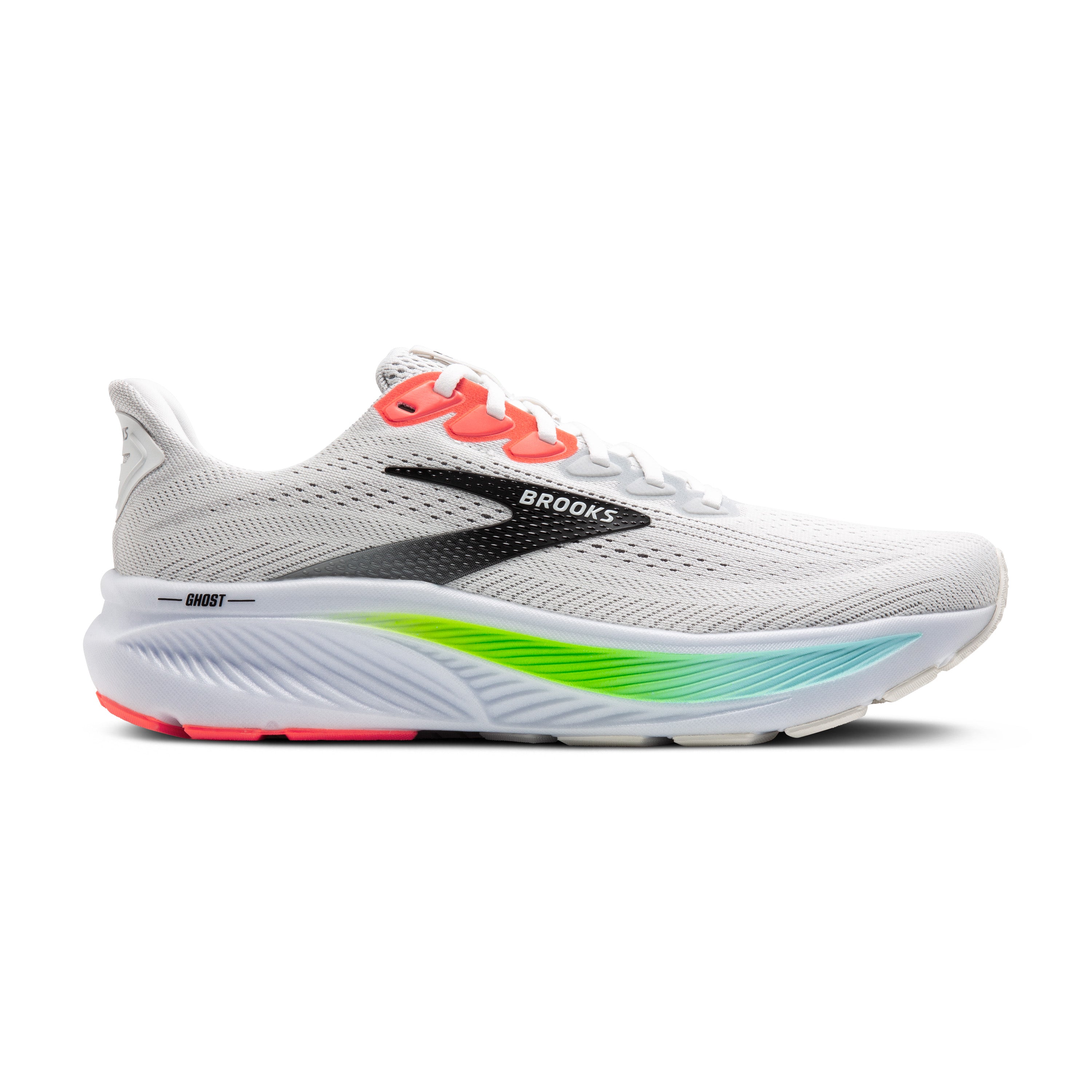Brooks Ghost 17 Erkek Beyaz Koşu - Yürüyüş Ayakkabısı
