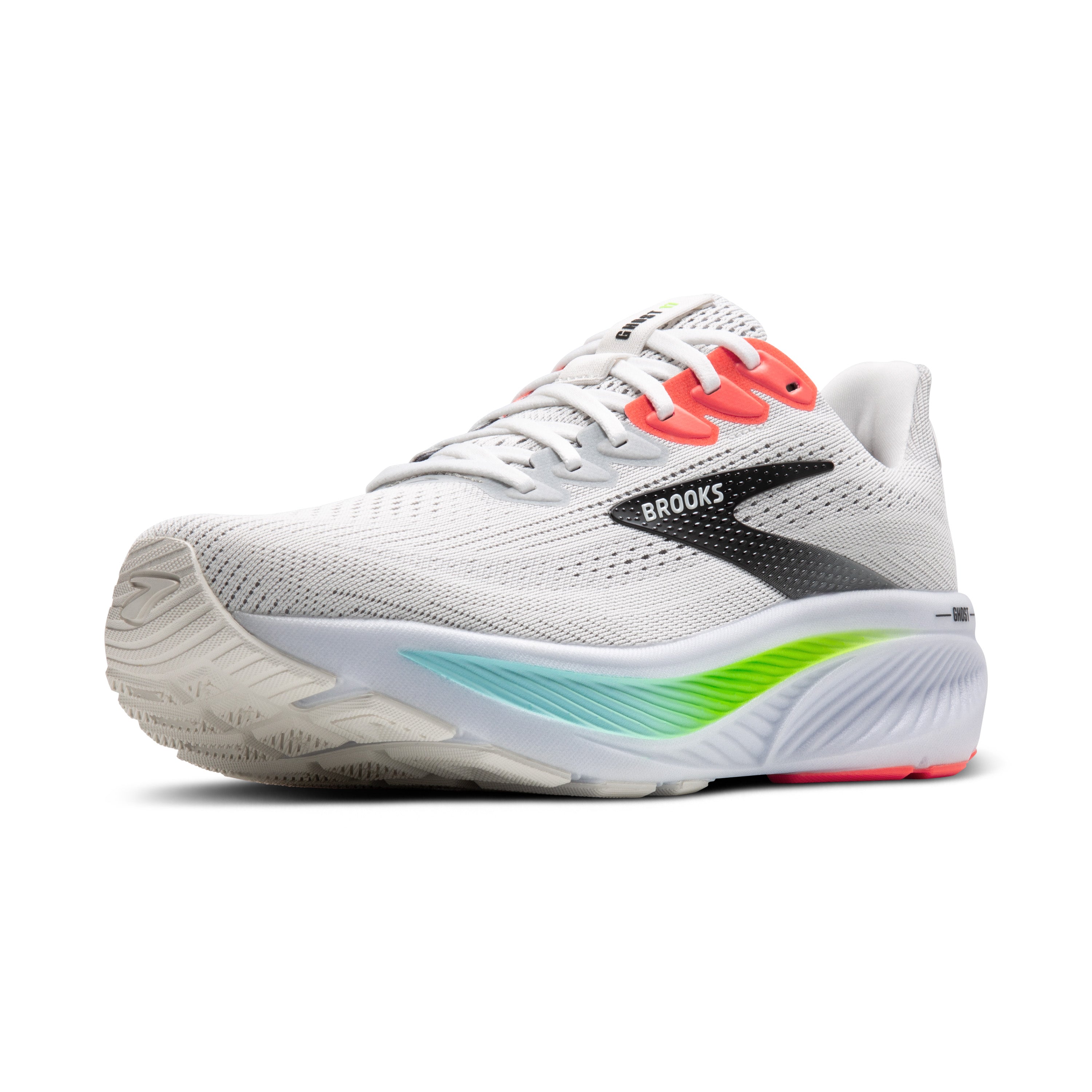 Brooks Ghost 17 Erkek Beyaz Koşu - Yürüyüş Ayakkabısı