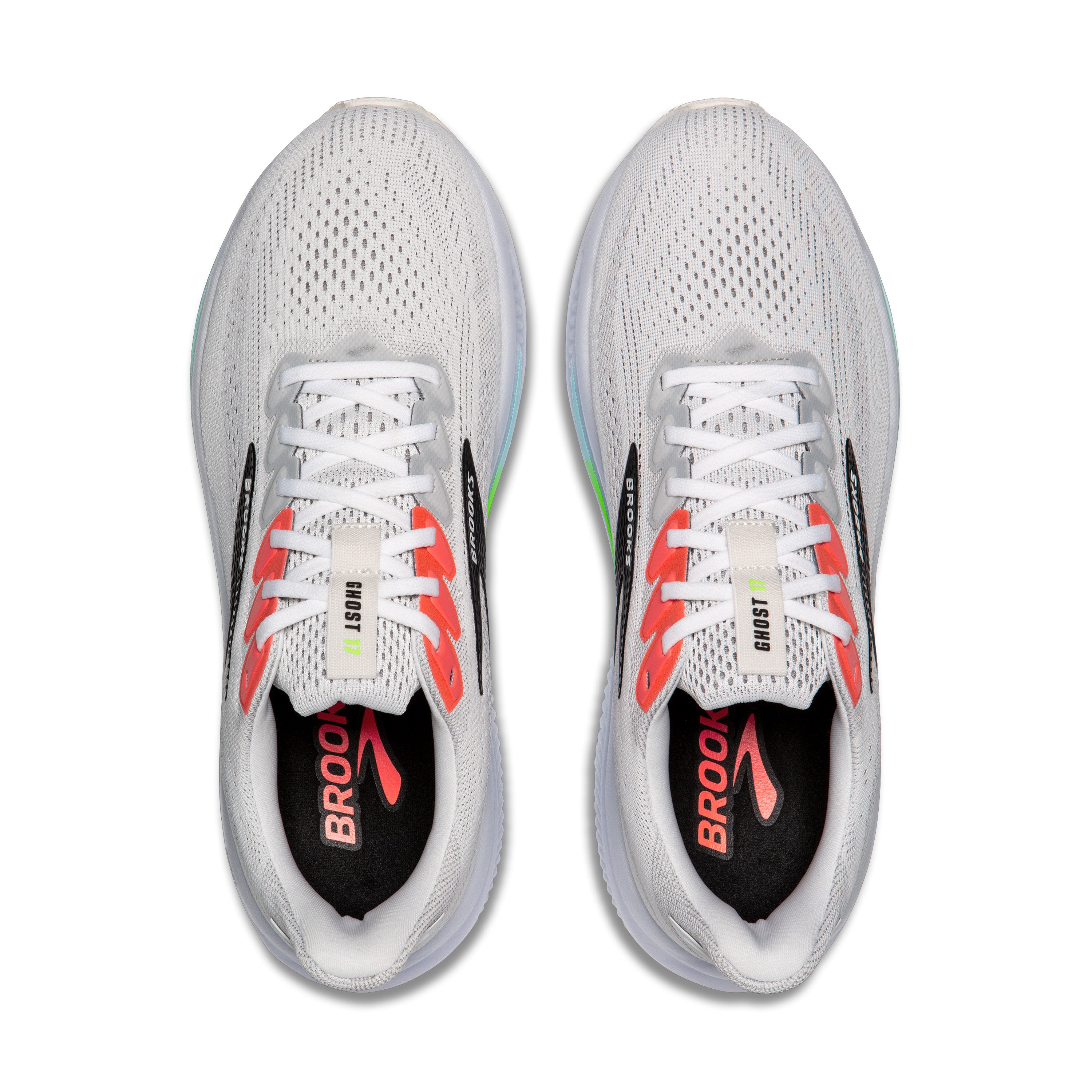 Brooks Ghost 17 Erkek Beyaz Koşu - Yürüyüş Ayakkabısı