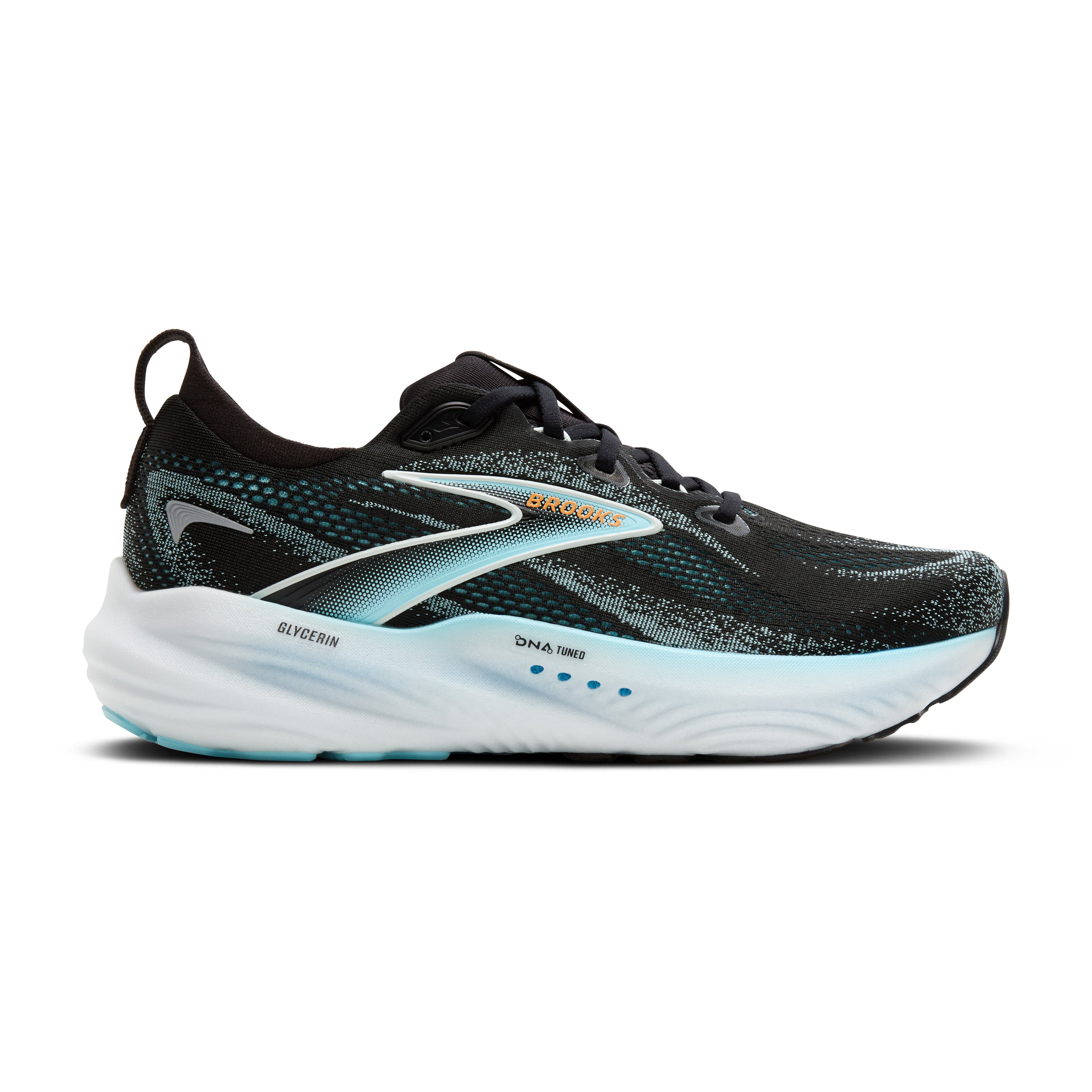 Brooks Glycerin 22 Erkek Siyah-Mavi Koşu - Yürüyüş Ayakkabısı