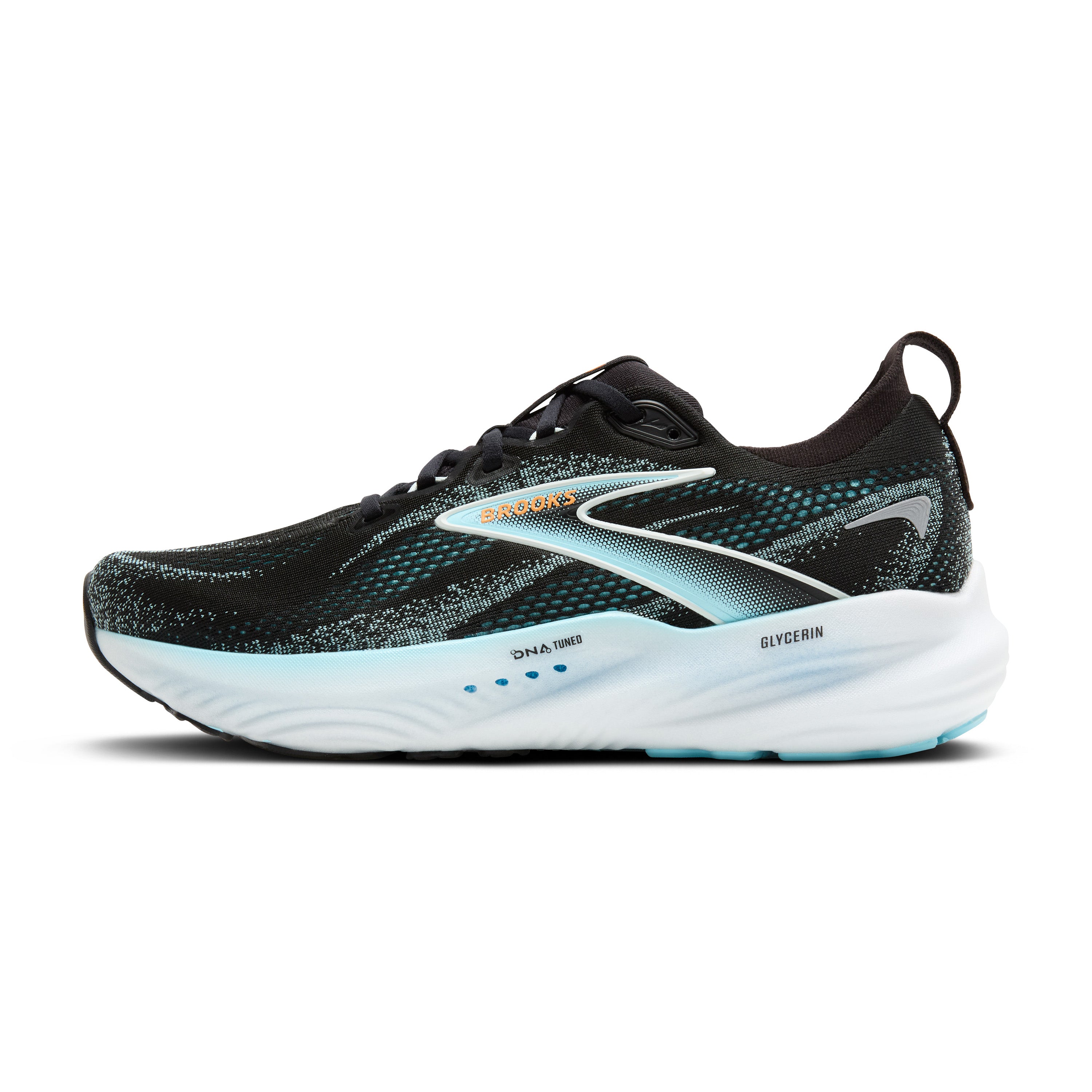 Brooks Glycerin 22 Erkek Siyah-Mavi Koşu - Yürüyüş Ayakkabısı