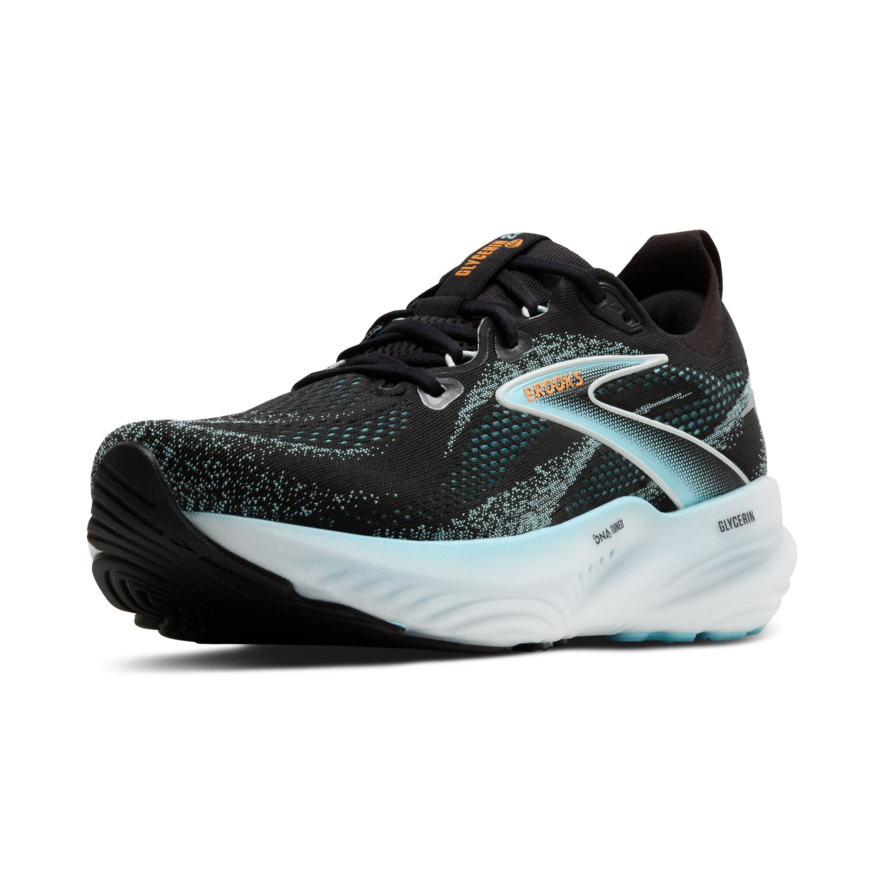 Brooks Glycerin 22 Erkek Siyah-Mavi Koşu - Yürüyüş Ayakkabısı