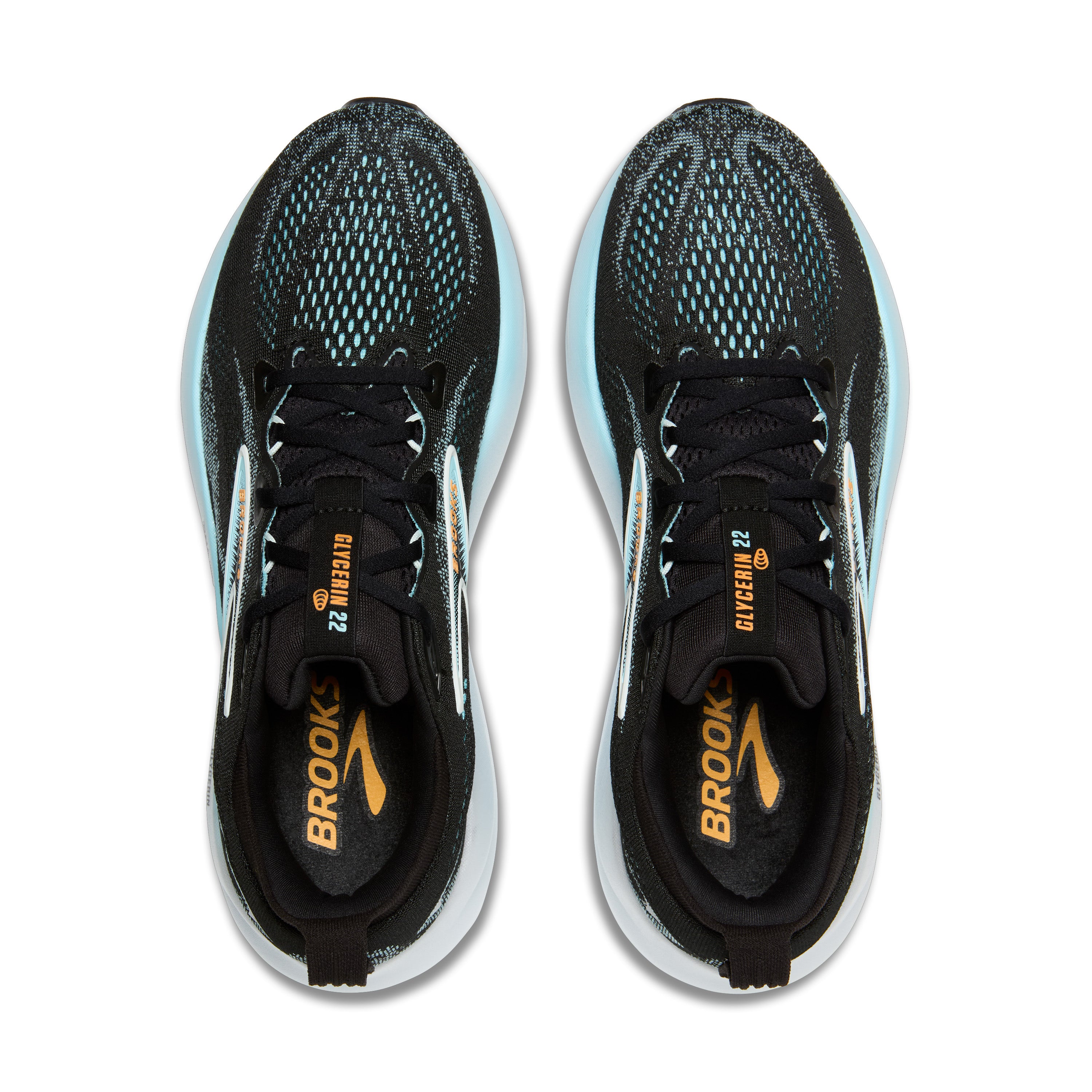 Brooks Glycerin 22 Erkek Siyah-Mavi Koşu - Yürüyüş Ayakkabısı