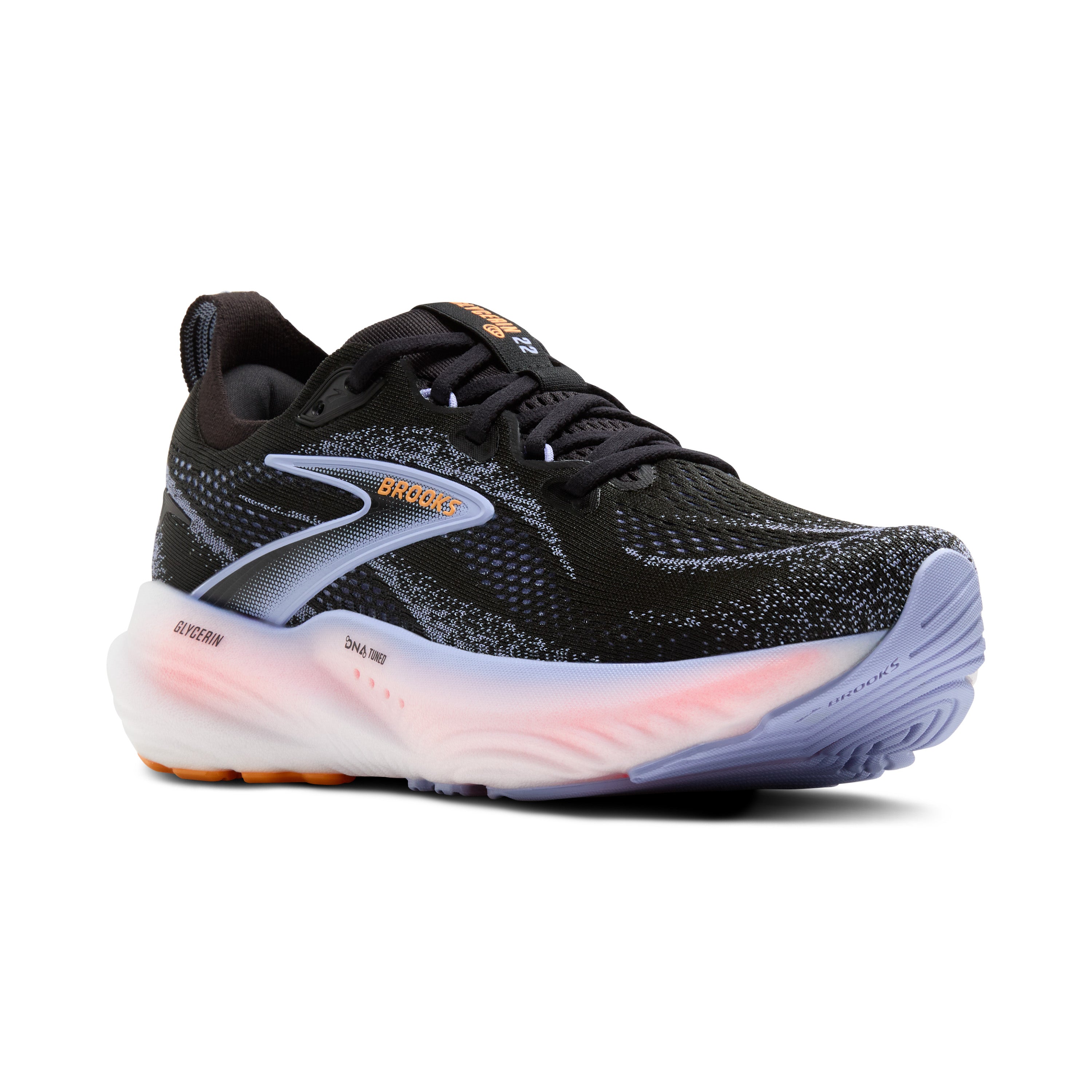 Brooks Glycerin 22 Erkek Siyah-Pembe Koşu - Yürüyüş Ayakkabısı