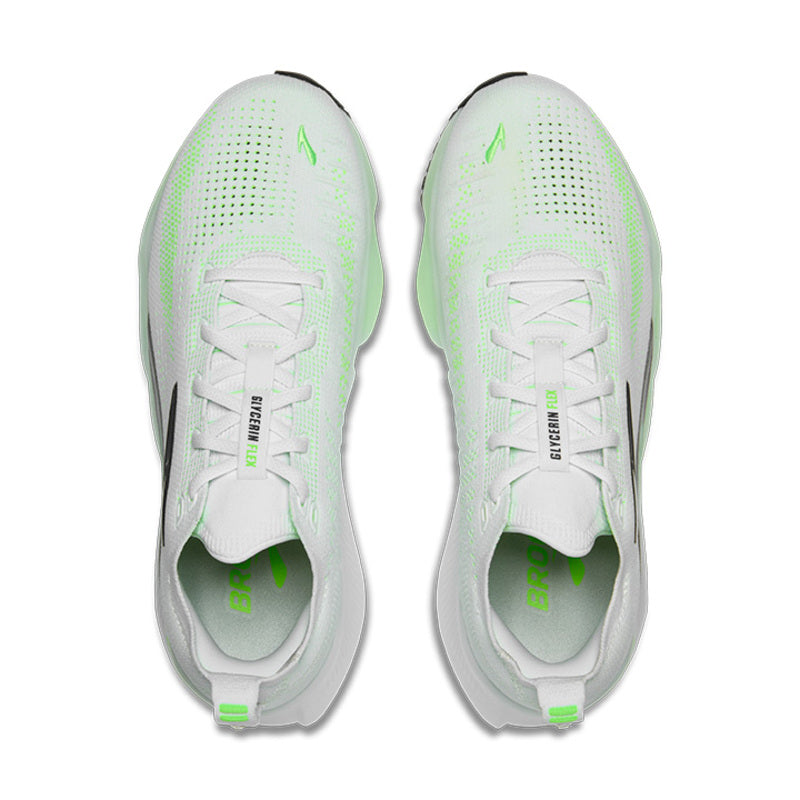 Brooks Glycerin Flex  Erkek Koşu Ayakkabısı - Beyaz