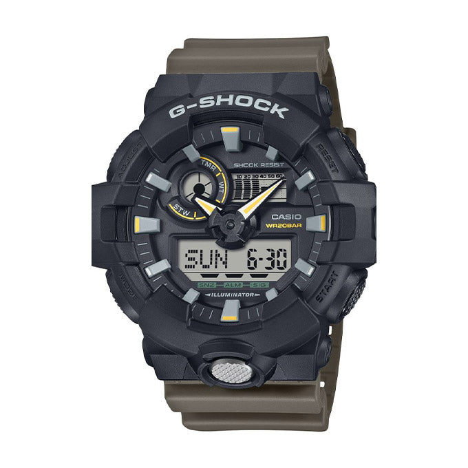 Casio G-Shock GA-710TU-1A3DR Siyah Unisex Analog - Dijital