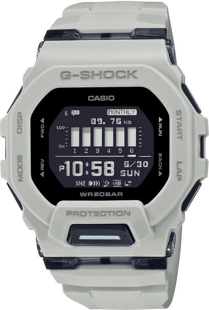 Casio G-Shock GBD-200Uu-9DR Gri Unisex Analog - Dijital