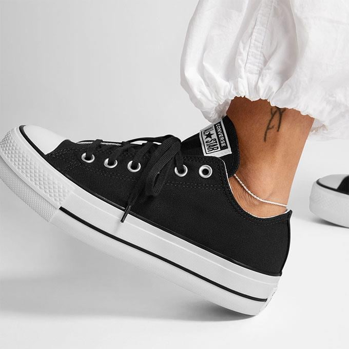Converse Chuck Taylor All Star Canvas Platform Kadın Siyah Sneaker