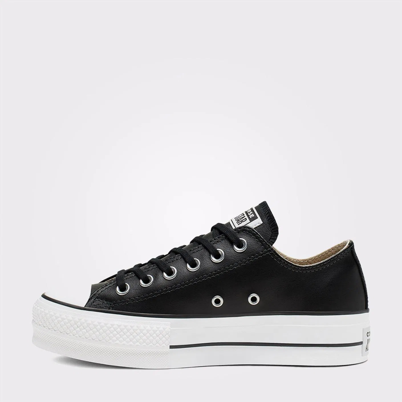 Converse Chuck Taylor All Star Leather Platform Kadın Sneaker - Siyah